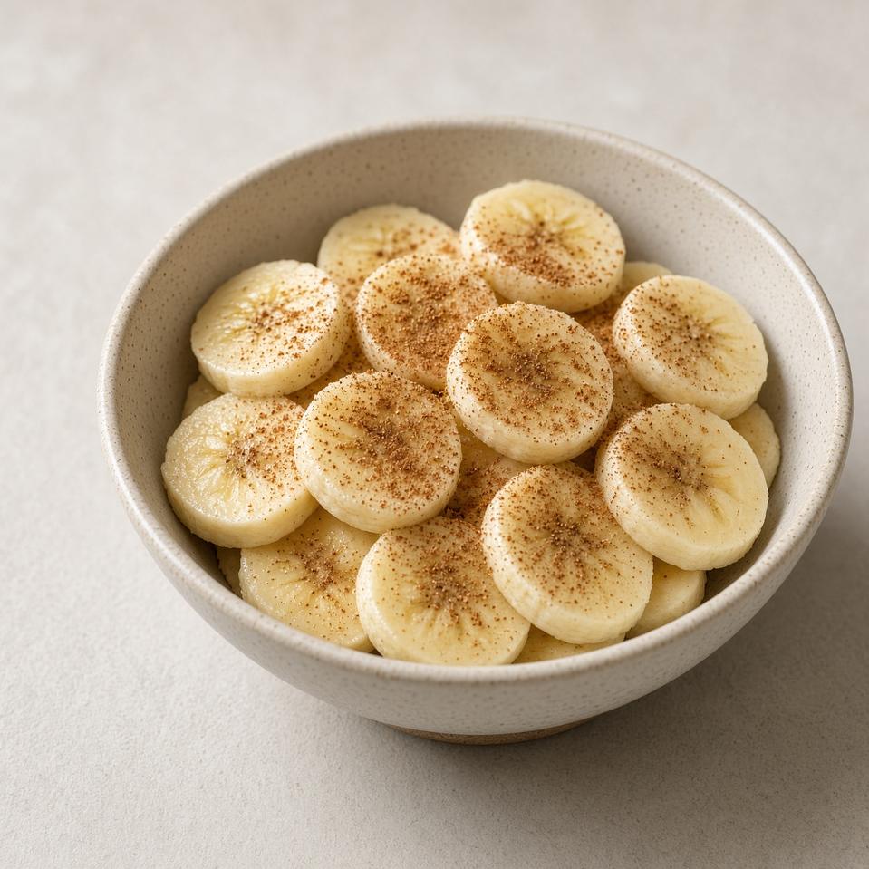 طبق موز بالقرفة