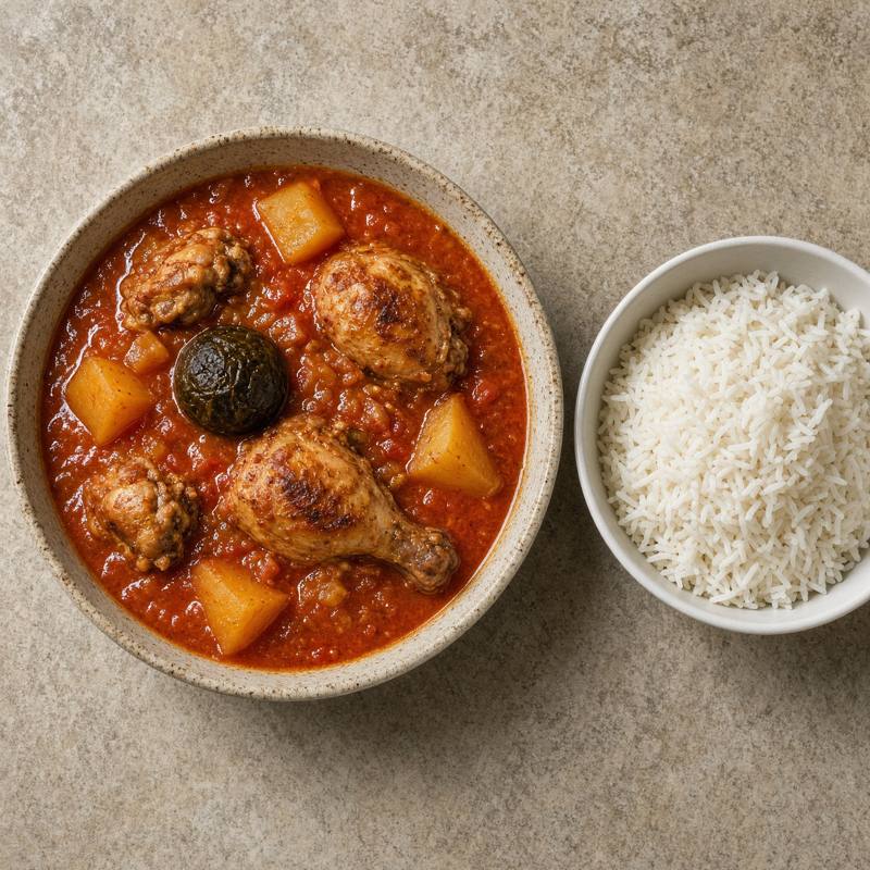 طبق صالونة دجاج