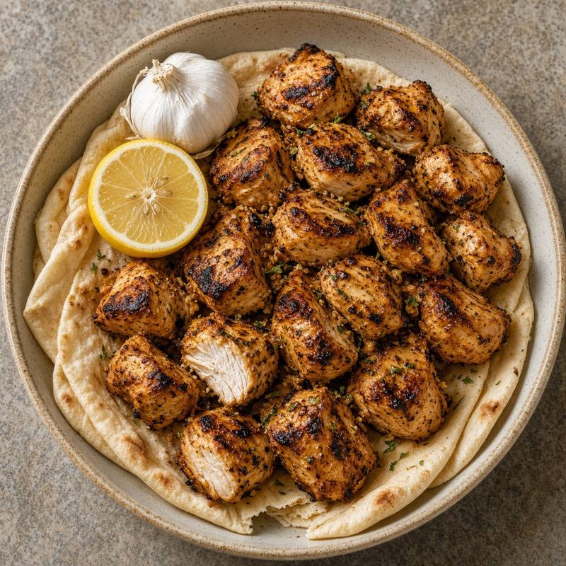 طبق شيش طاووق