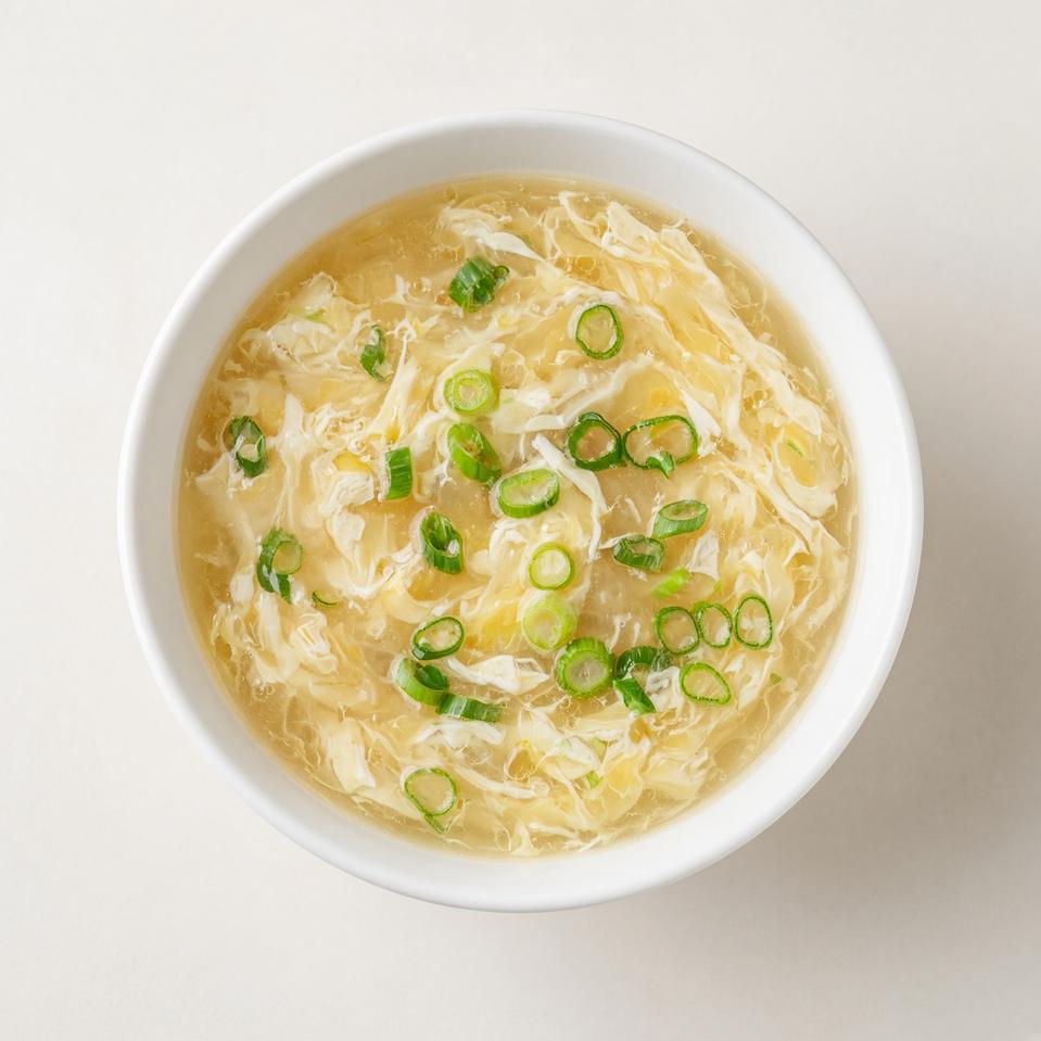طبق شوربة البيض